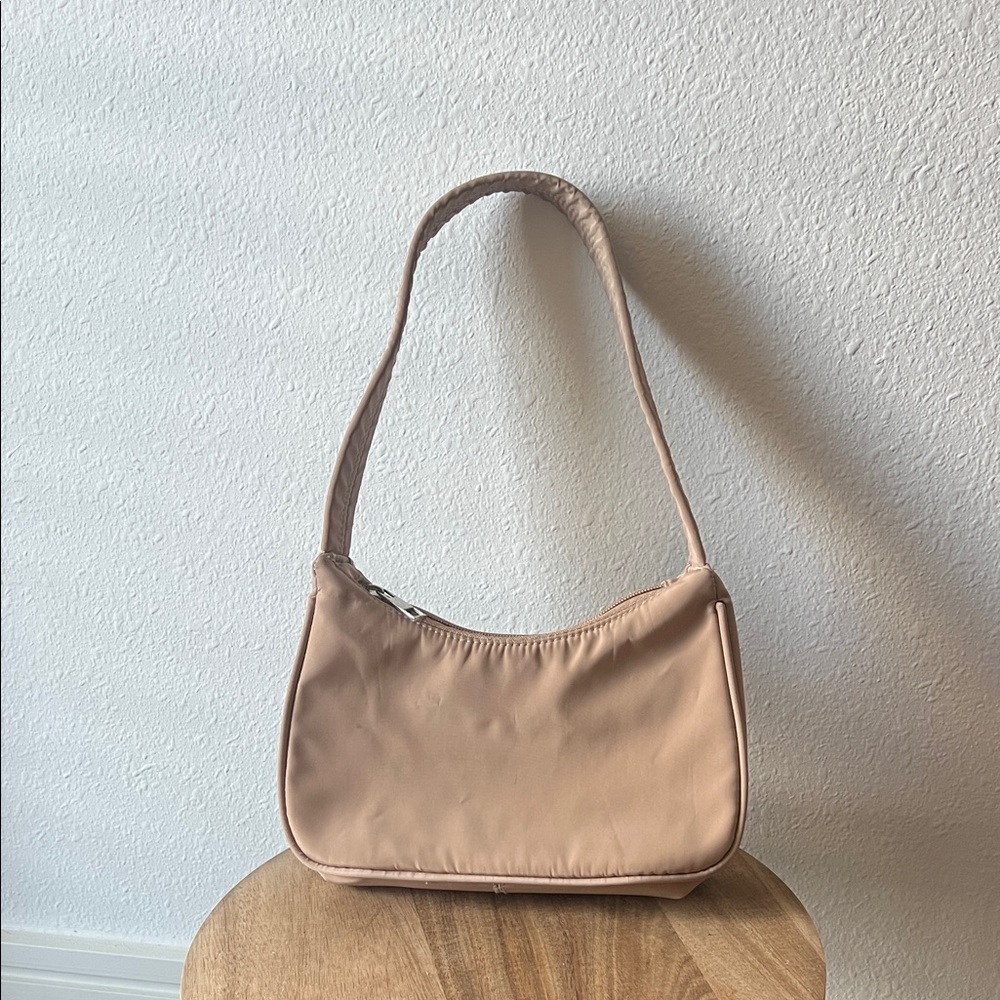 Elegant Tan Women's Shoulder Bag
